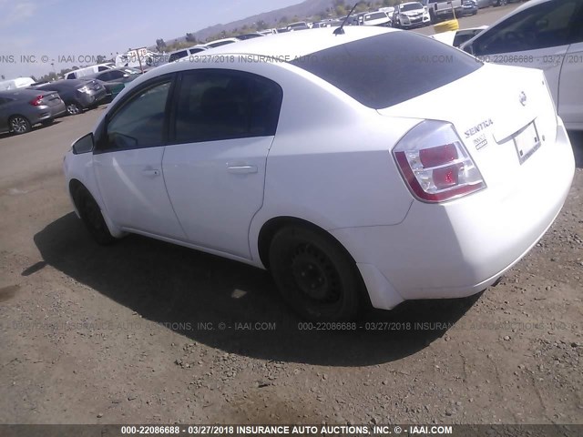 3N1AB61E29L698139 - 2009 NISSAN SENTRA 2.0/2.0S/2.0SL WHITE photo 3