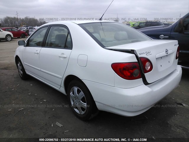 2T1BR32EX7C847665 - 2007 TOYOTA COROLLA CE/LE/S WHITE photo 3