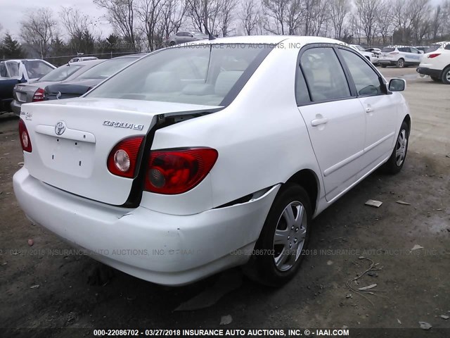 2T1BR32EX7C847665 - 2007 TOYOTA COROLLA CE/LE/S WHITE photo 4