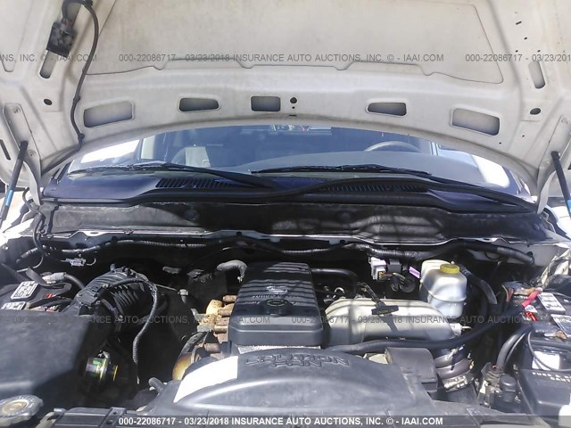 3D7KU28C14G106407 - 2004 DODGE RAM 2500 ST/SLT 白色 照片 10