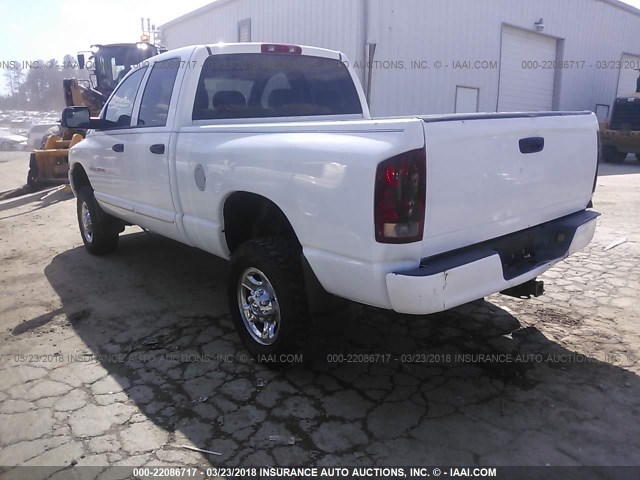 3D7KU28C14G106407 - 2004 DODGE RAM 2500 ST/SLT 白色 照片 3