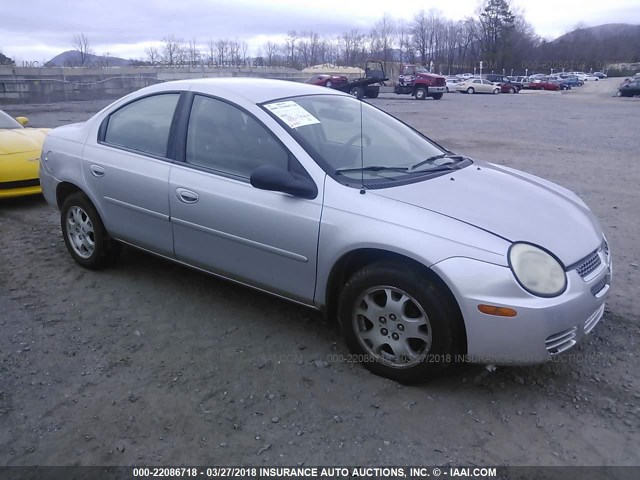 1B3ES56C15D155981 - 2005 DODGE NEON SXT SILVER photo 1