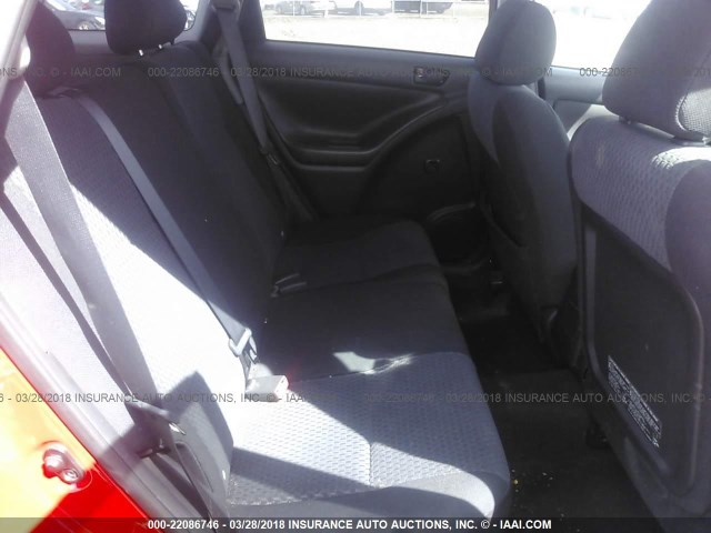 2T1KR32E78C686516 - 2008 TOYOTA COROLLA MATRIX XR RED photo 8