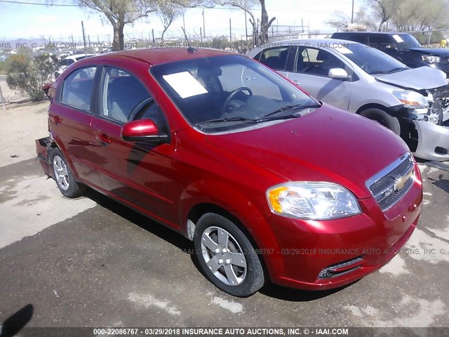 KL1TD5DE4BB204156 - 2011 CHEVROLET AVEO LS/LT 红色 照片 1