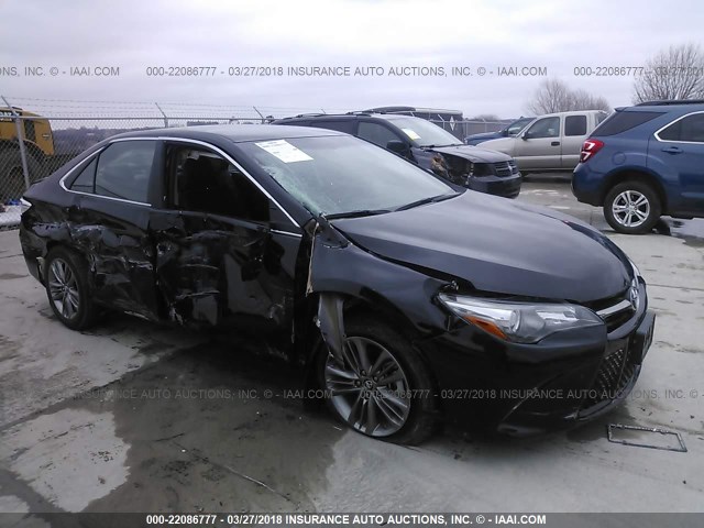 4T1BF1FK9HU422564 - 2017 TOYOTA CAMRY LE/XLE/SE/XSE BLACK photo 1