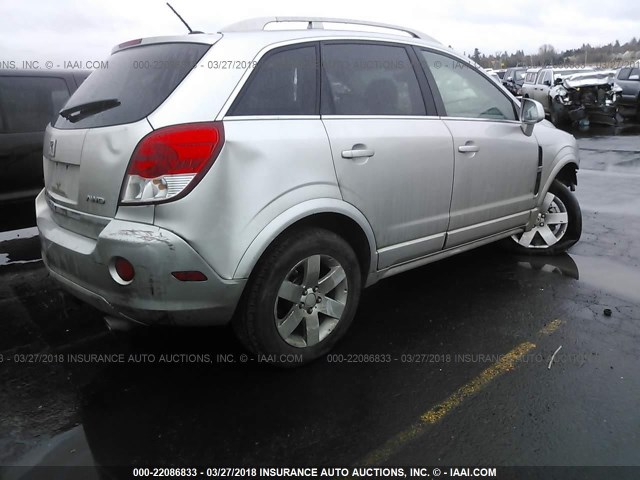 3GSDL73798S513833 - 2008 SATURN VUE XR SILVER photo 4