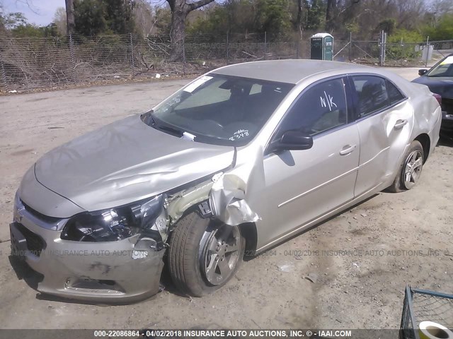 1G11B5SA6GF108348 - 2016 CHEVROLET MALIBU LIMITED LS TAN photo 2