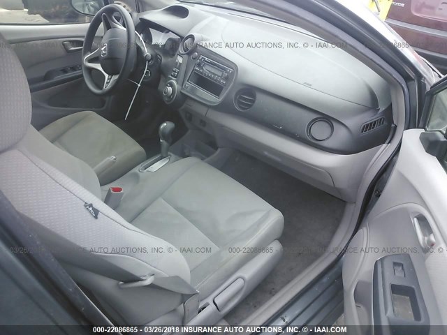 JHMZE2H39BS012074 - 2011 HONDA INSIGHT GRAY photo 5