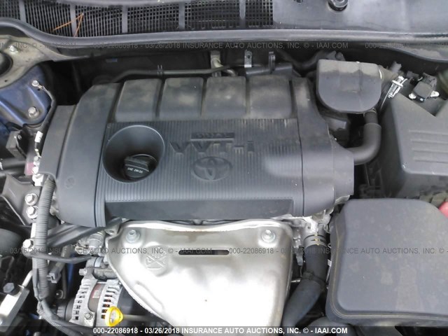 4T1BF3EK6BU647299 - 2011 TOYOTA CAMRY SE/LE/XLE Dark Blue photo 10