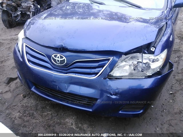 4T1BF3EK6BU647299 - 2011 TOYOTA CAMRY SE/LE/XLE Dark Blue photo 6