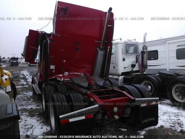 1FUJBBCK74LN17560 - 2004 FREIGHTLINER ST120 ST120 RED photo 3