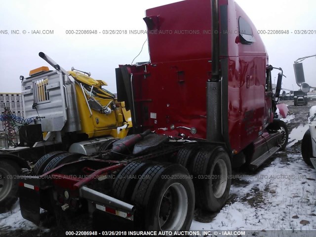 1FUJBBCK74LN17560 - 2004 FREIGHTLINER ST120 ST120 RED photo 4