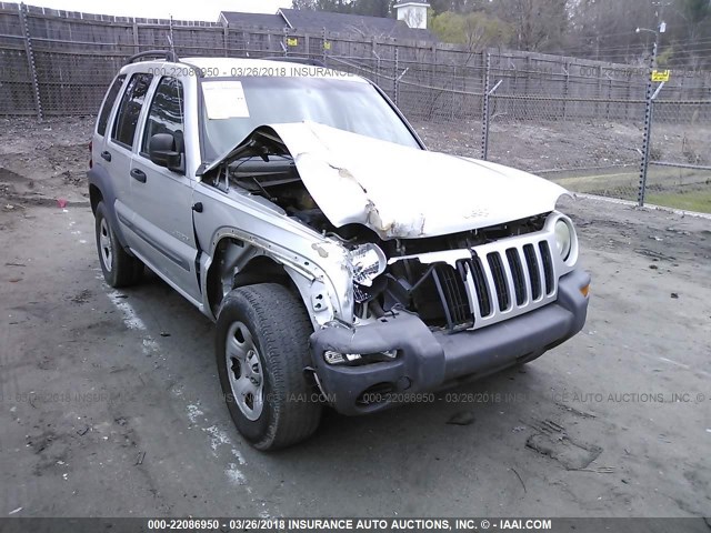 1J4GK48K44W103084 - 2004 JEEP LIBERTY SPORT 银色 照片 6