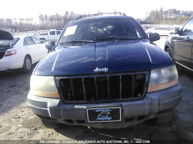 1J4GX48S81C705212 - 2001 JEEP GRAND CHEROKEE LAREDO Dark Blue photo 5