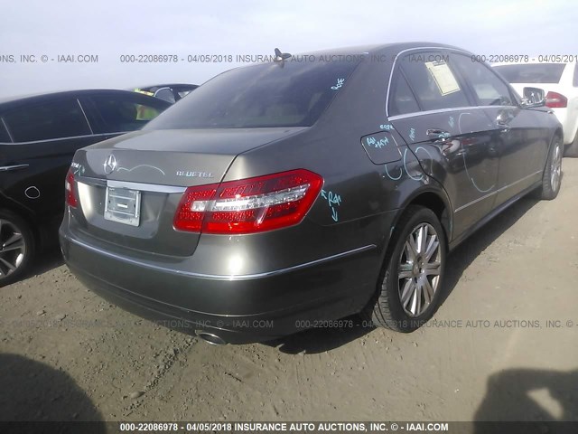 WDDHF2EB5DA731715 - 2013 MERCEDES-BENZ E 350 BLUETEC GRAY photo 4