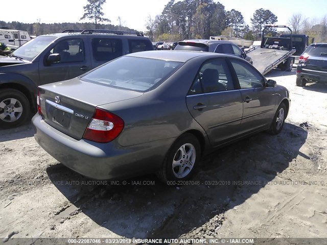 4T1BE32K64U825755 - 2004 TOYOTA CAMRY LE/XLE/SE 灰色 照片 4