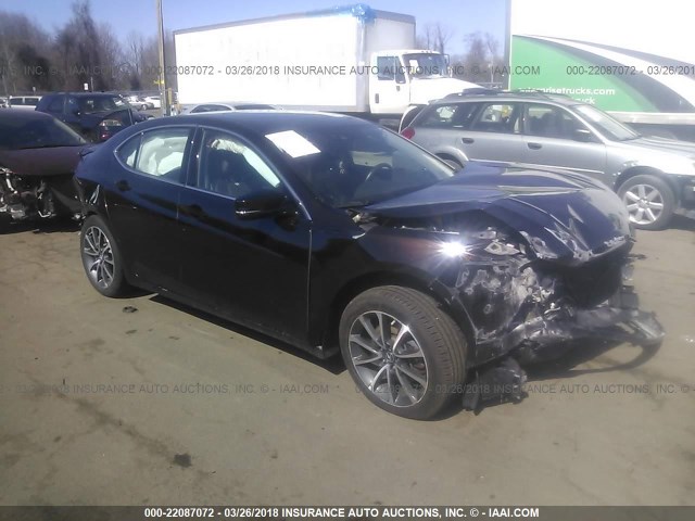 19UUB3F53FA000157 - 2015 ACURA TLX TECH MAROON photo 1