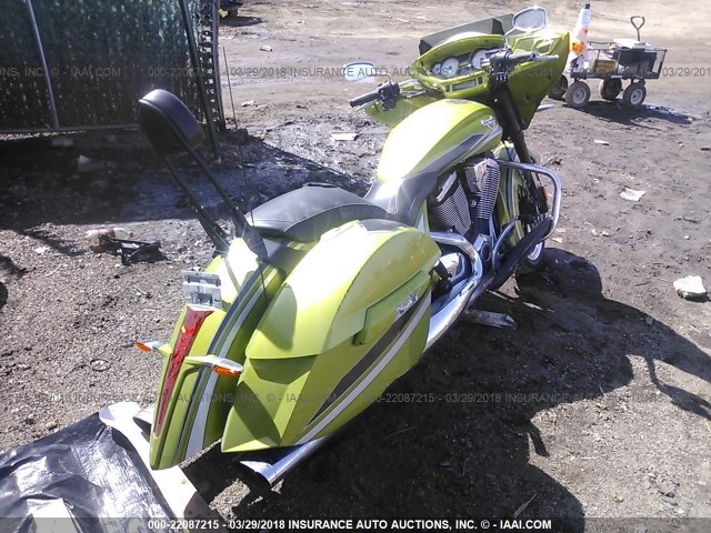 5VPYW36N0F3039668 - 2015 VICTORY MOTORCYCLES MAGNUM GREEN photo 4