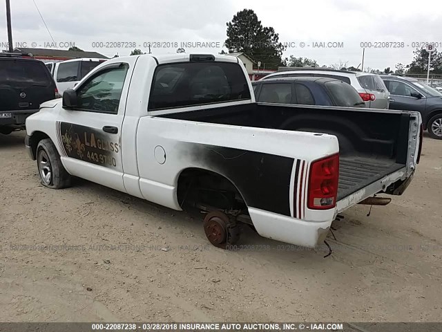 1D7HA16N93J602358 - 2003 DODGE RAM 1500 ST/SLT WHITE photo 3