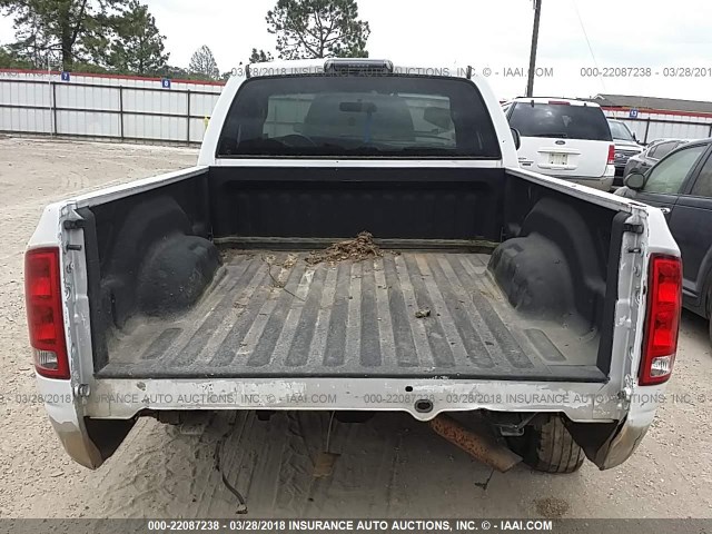 1D7HA16N93J602358 - 2003 DODGE RAM 1500 ST/SLT WHITE photo 8