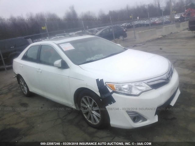 4T4BF1FK6DR328805 - 2013 TOYOTA CAMRY L/SE/LE/XLE WHITE photo 1