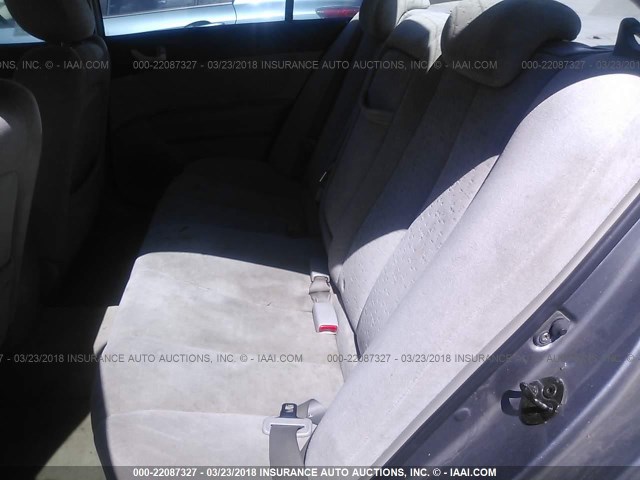 5NPEU46FX6H042362 - 2006 HYUNDAI SONATA GLS/LX GRAY photo 8