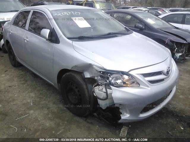 2T1BU4EE9DC027458 - 2013 TOYOTA COROLLA S/LE SILVER photo 6