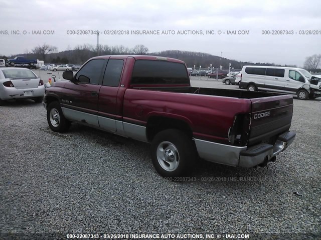 1B7HC13Z7XJ546390 - 1999 DODGE RAM 1500 RED photo 3