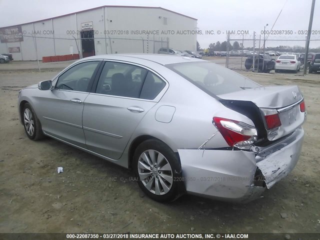 1HGCR3F99EA021023 - 2014 HONDA ACCORD TOURING SILVER photo 3