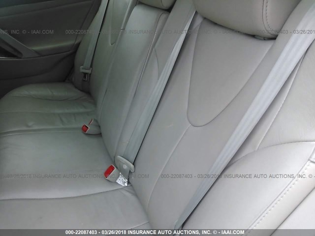 4T1BE46K08U785565 - 2008 TOYOTA CAMRY CE/LE/XLE/SE WHITE photo 8