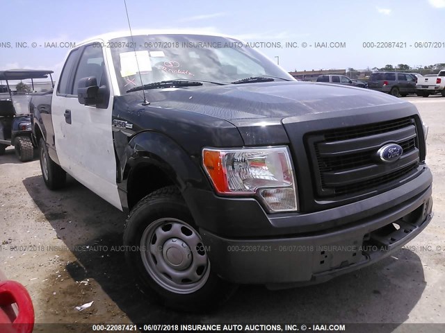 1FTEX1CM2DFC21303 - 2013 FORD F150 SUPER CAB BLACK photo 1