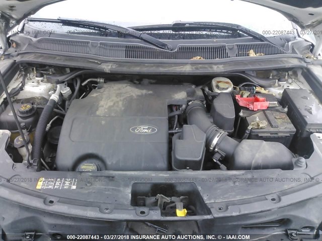 1FM5K8F81DGA05602 - 2013 FORD EXPLORER LIMITED 银色 照片 10