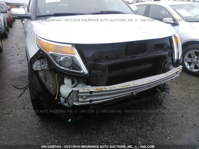 1FM5K8F81DGA05602 - 2013 FORD EXPLORER LIMITED 银色 照片 6