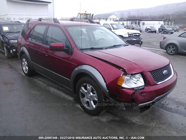 1FMDK05127GA37450 - 2007 FORD FREESTYLE SEL RED photo 1