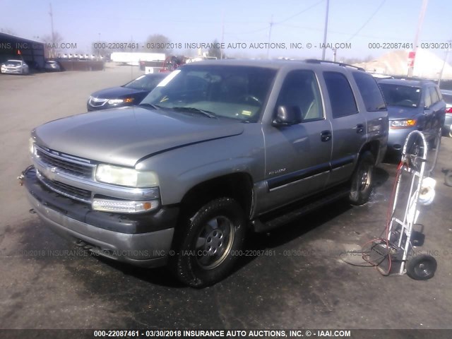 1GNEK13Z73J289979 - 2003 CHEVROLET TAHOE K1500 TAN photo 2