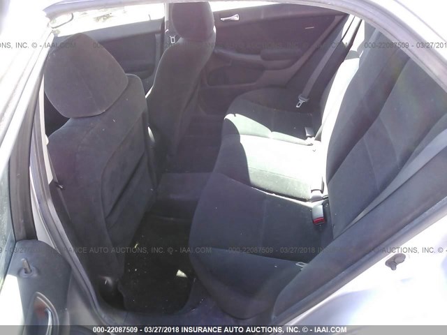 1HGCM56176A093814 - 2006 HONDA ACCORD VALUE SILVER photo 8