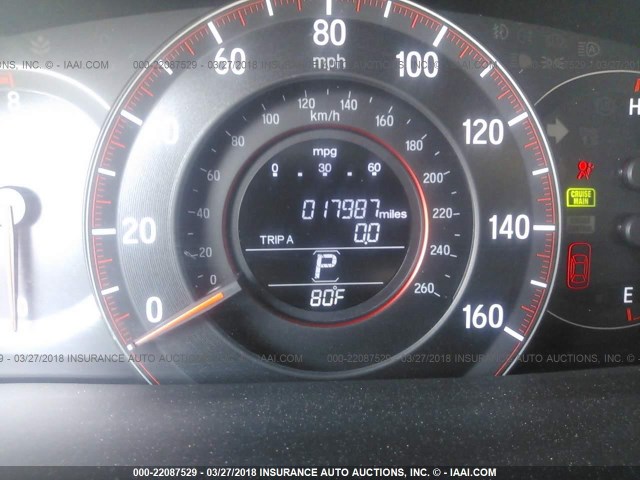 1HGCR2F5XHA037047 - 2017 HONDA ACCORD SPORT أسود صورة 7