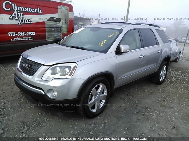 1GKER33707J171829 - 2007 GMC ACADIA SLT-2 GRAY photo 2