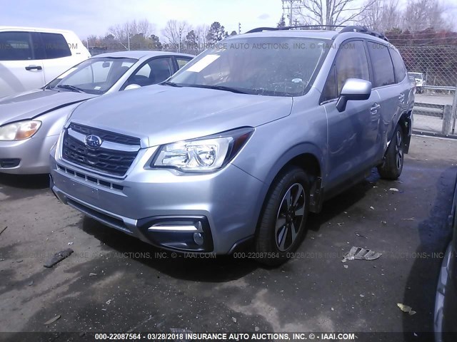 JF2SJAJC0HH463078 - 2017 SUBARU FORESTER 2.5I LIMITED BLUE photo 2