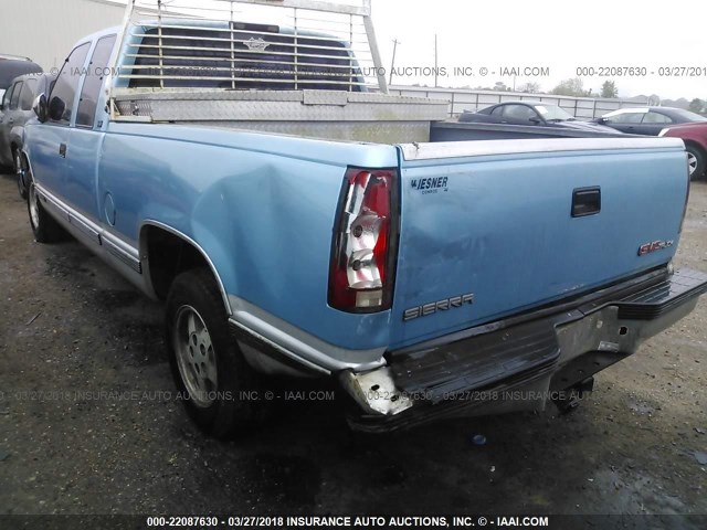 2GTEC19K6R1530370 - 1994 GMC SIERRA C1500 BLUE photo 6