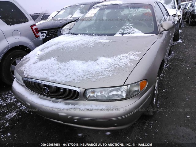 2G4WY55J311312882 - 2001 BUICK CENTURY LIMITED BEIGE photo 2