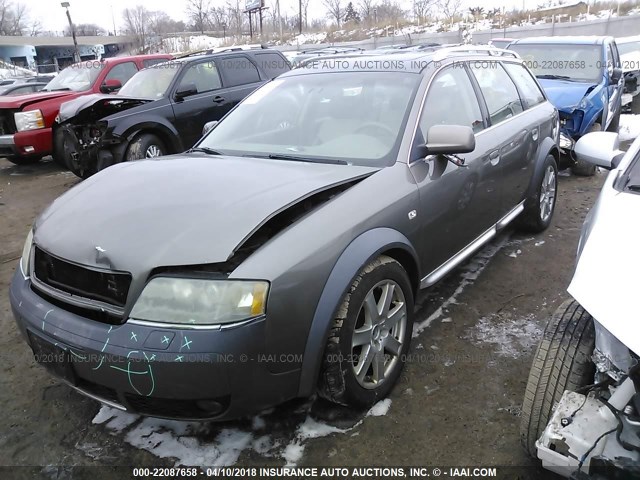 WA1YD64B34N038380 - 2004 AUDI ALLROAD BROWN photo 2