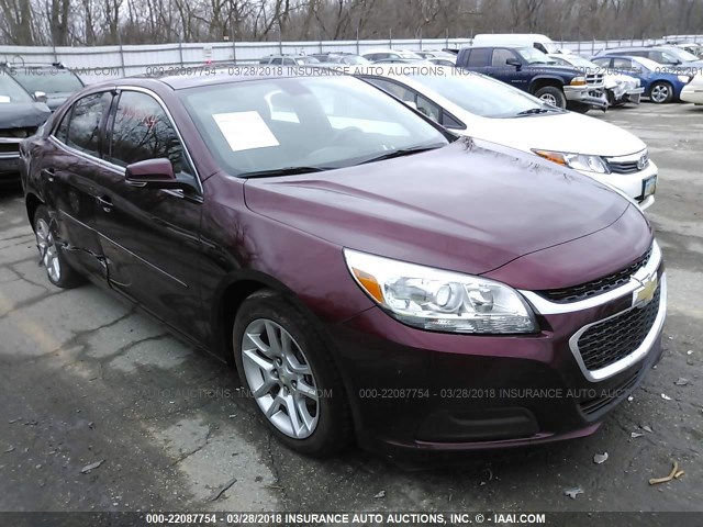 1G11C5SL4FF106224 - 2015 CHEVROLET MALIBU 1LT MAROON photo 1