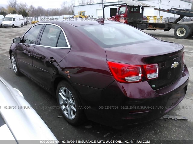 1G11C5SL4FF106224 - 2015 CHEVROLET MALIBU 1LT MAROON photo 3