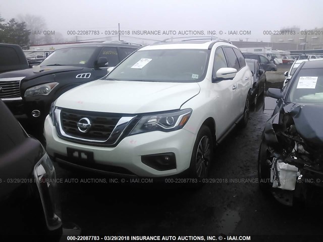 5N1DR2MM8HC620391 - 2017 NISSAN PATHFINDER S/SV/SL/PLATINUM 白色 照片 2