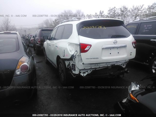 5N1DR2MM8HC620391 - 2017 NISSAN PATHFINDER S/SV/SL/PLATINUM 白色 照片 3