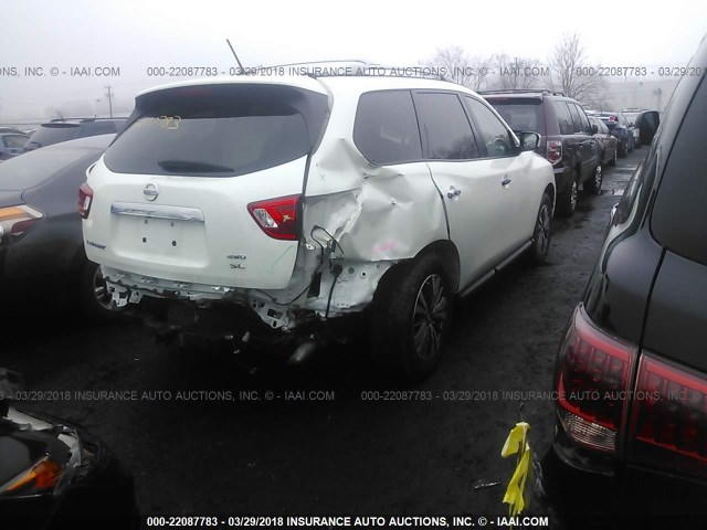 5N1DR2MM8HC620391 - 2017 NISSAN PATHFINDER S/SV/SL/PLATINUM 白色 照片 4