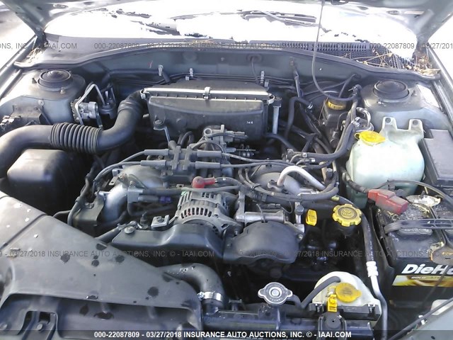 4S3BH6752Y7670142 - 2000 SUBARU LEGACY OUTBACK AWP 绿色 照片 10