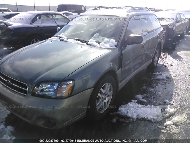 4S3BH6752Y7670142 - 2000 SUBARU LEGACY OUTBACK AWP 绿色 照片 6