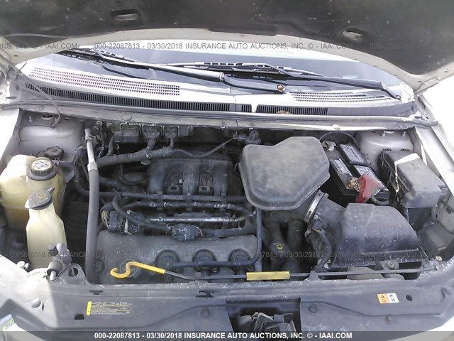 2FMDK39C57BA86128 - 2007 FORD EDGE SEL PLUS CREAM photo 10